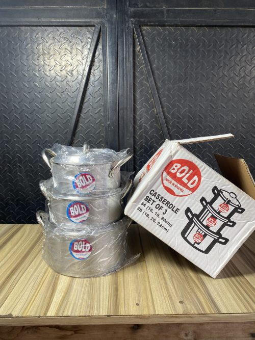 Bold Cooking Pot 3 pieces- 3 sets
