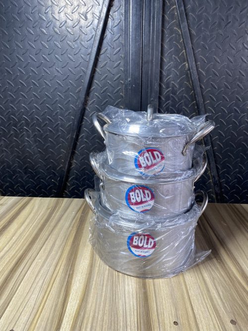 Bold Cooking Pot 3 pieces- 3 sets