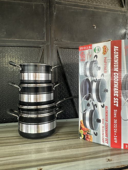 Hoffner Nonstick Cooking Pot Set – 4 pieces – HF – 801