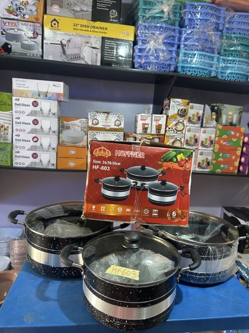 Hoffner Non-Stick Pot- 3 Pieces-HF-603