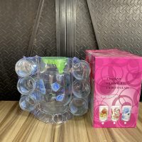 Glass Cup and Jug with Hanger - 6 pieces