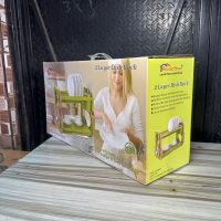 Dish drainer 2 layer Plastic Plate Rack