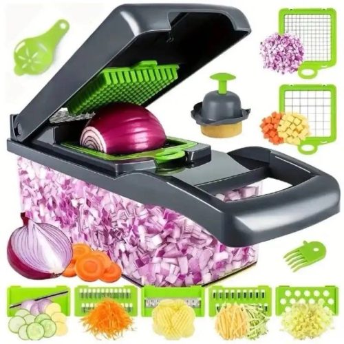 16 pcs multipurpose vegetable cuter- Slicer dicer
