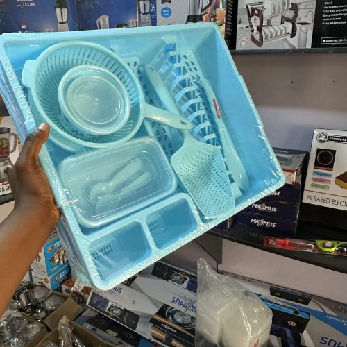 Plastic Dish Drainer with accessories