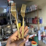 Golden Fork (Gold plated eating Fork) - 1 piece