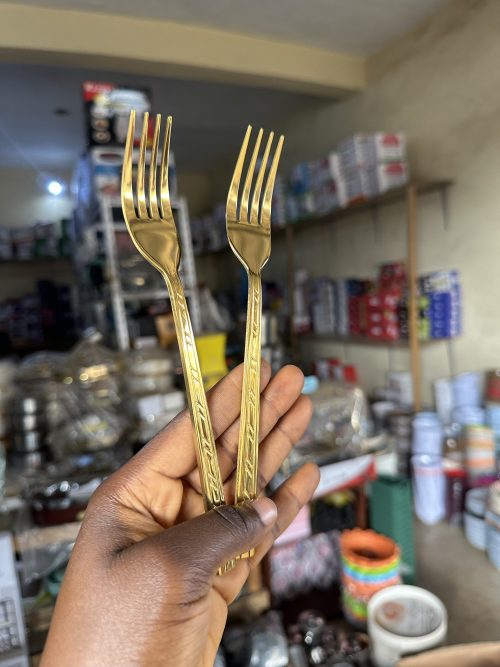 Golden Fork (Gold plated eating Fork) - 1 piece