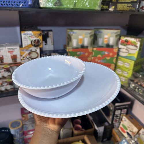 Unbreakable Flat and Soup plate 8019 & 8020 - 1 piece each
