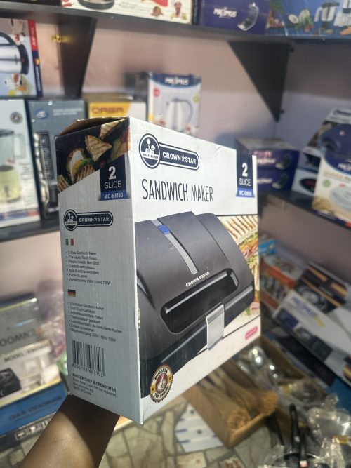 Electric toaster - 2 Slice Sandwich Maker Crownstar SM90