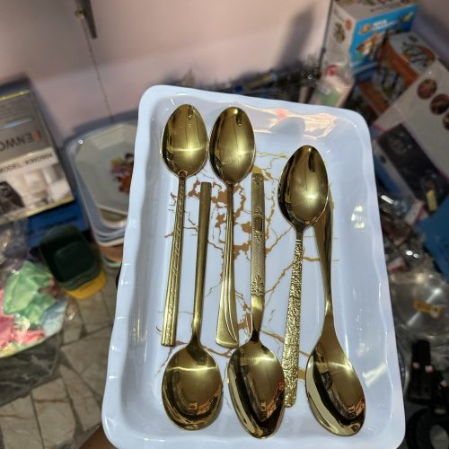 Golden Spoon (Gold plated eating spoon) - 1 piece