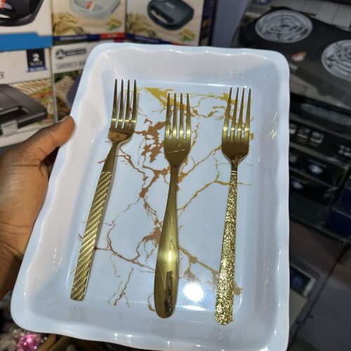 Golden Fork (Gold plated eating Fork) - 1 piece
