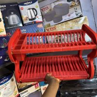 Dish drainer 2 layer Plastic Plate Rack