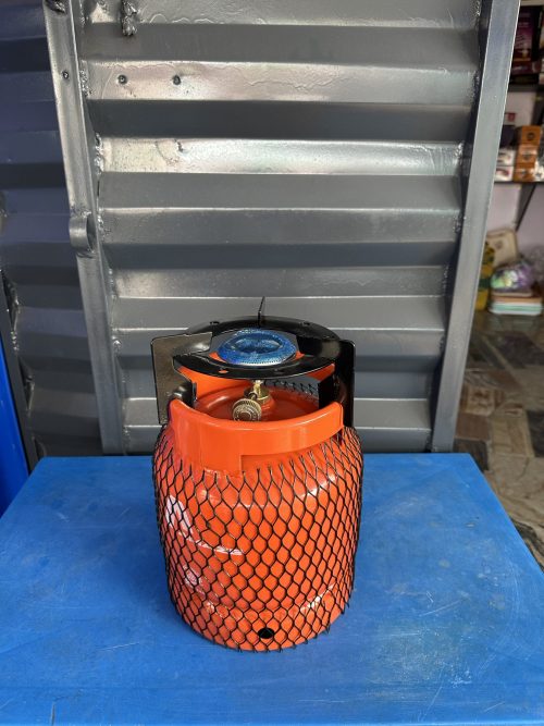 Amaze 3kg Gas cylinder with burner and black seater