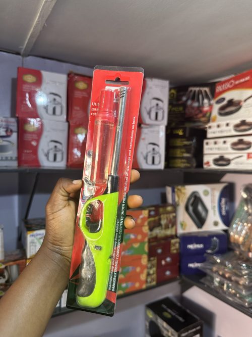 Gas lighter with refill