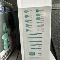 Smp silicone spoon set with knives 19pcs -Ssk 102 - Nonstick Spoon