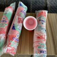Red Disposable cup -50 pieces