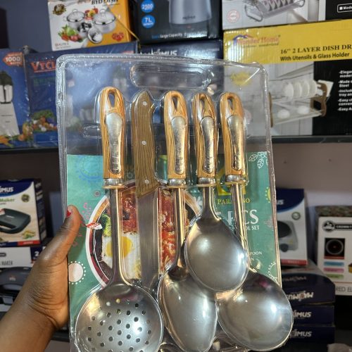 Baldner Transparent cooking spoon set 5 pieces