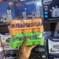 Plastic Spice rack with three compartments