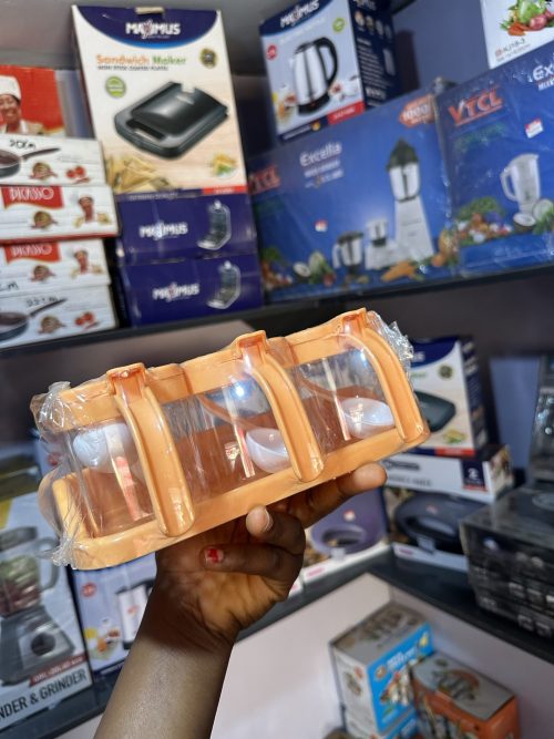 Plastic Spice rack with three compartments