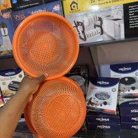 Plastic sieve orange - 1 piece