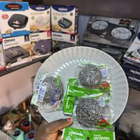 Stainless Scouring Sponge Small Size - 1 piece