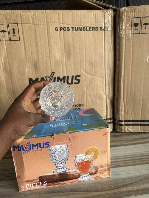 Maximus Glass cup  -6 pieces MAX 210