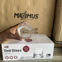 Deli Glass Cup Wave -6 pieces ES7040R