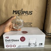 Deli Glass Cup Wave -6 pieces ES7040R