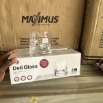 Deli Glass Cup Wave -6 pieces ES7040R