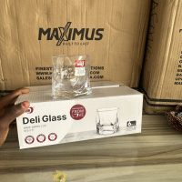 Deli Glass Cup Wave -6 pieces ES7040R