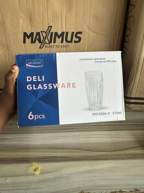 Delisoga Glass Cup 6 pieces-DSY2026-2