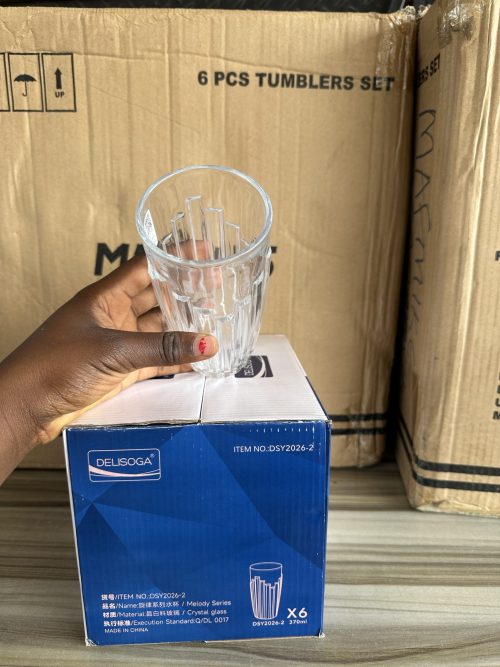 Delisoga Glass Cup 6 pieces-DSY2026-2