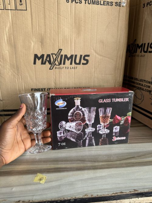 Smp Glass Wine Cup -3 pieces G3516-3