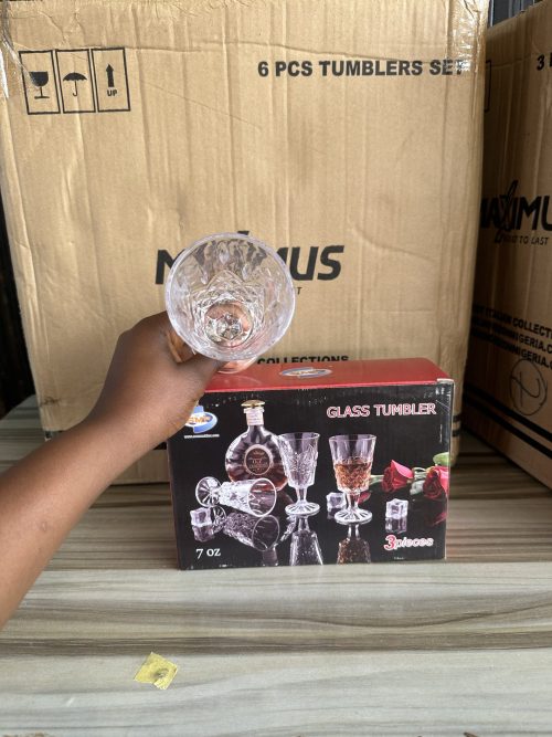 Smp Glass Wine Cup -3 pieces G3516-3