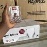 Deli Glass Cup Press Tumbler -6 pieces KB048-1