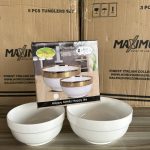 White Ceramic Bowl - 2 pieces