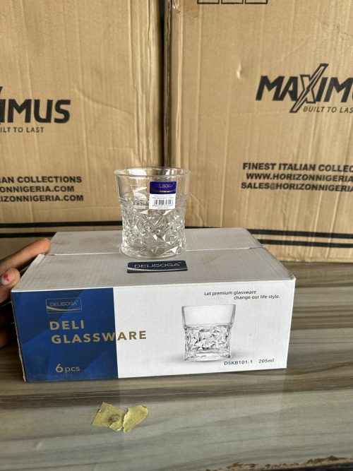 Delisoga Glass Cup 6 pieces-DSKB101-1
