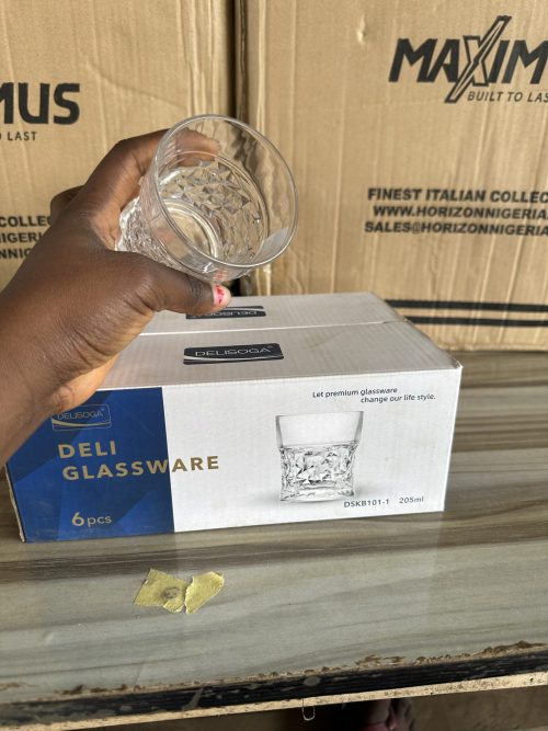 Delisoga Glass Cup 6 pieces-DSKB101-1