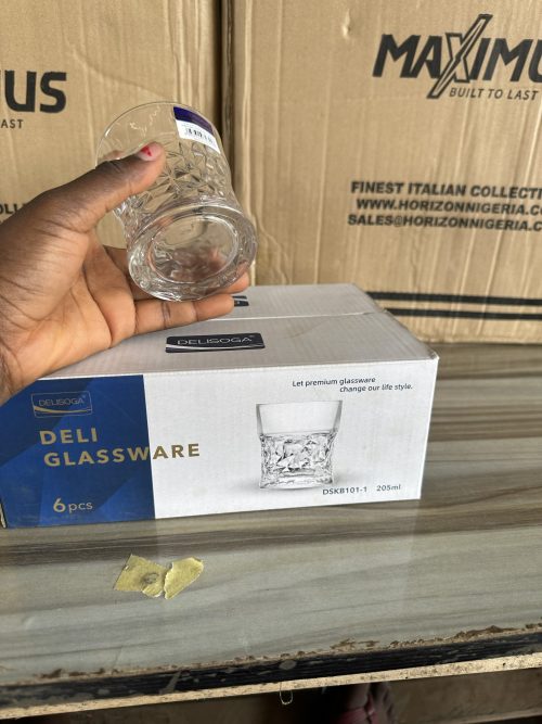 Delisoga Glass Cup 6 pieces-DSKB101-1