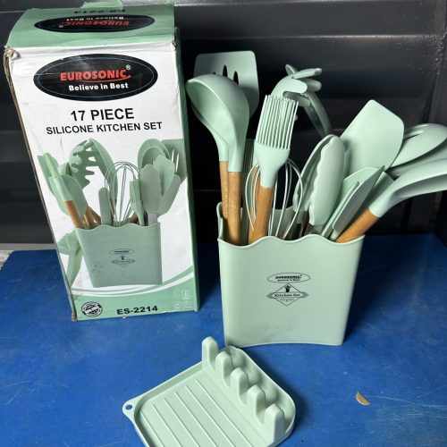 Eurosonic 17pcs silicone spoon set Es-2214 - Nonstick Spoon