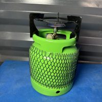 Amaze 3kg Gas cylinder with burner and black seater