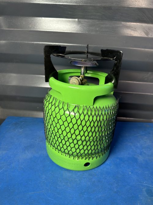 Amaze 3kg Gas cylinder with burner and black seater