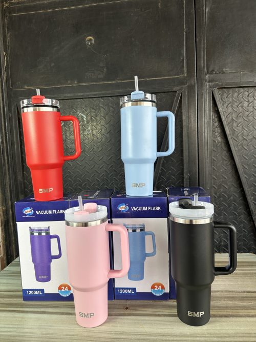 SMP Water Flask Vacuum Flask Straw Cup - 1200ml