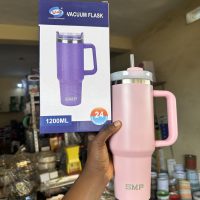 SMP Water Flask Vacuum Flask Straw Cup - 1200ml