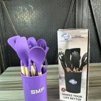 Silicone kitchenware set 12 pcs – Nonstick spoon