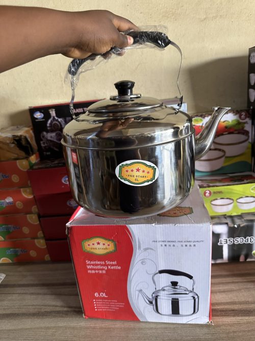 Stainless Whistling Kettle - 6 Liters