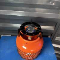 Amaze 5kg Gas Cylinder  with Burner and Black Seater