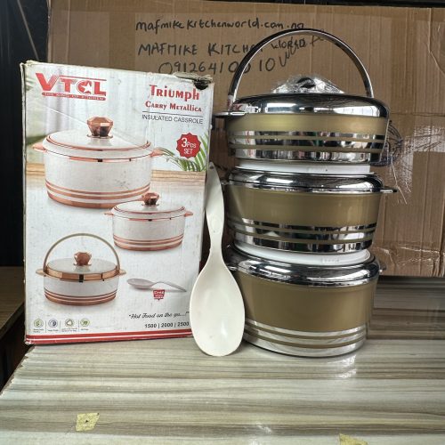 VTCL Triumph Carry Metallica Dish set 3 - Insulated Casserole