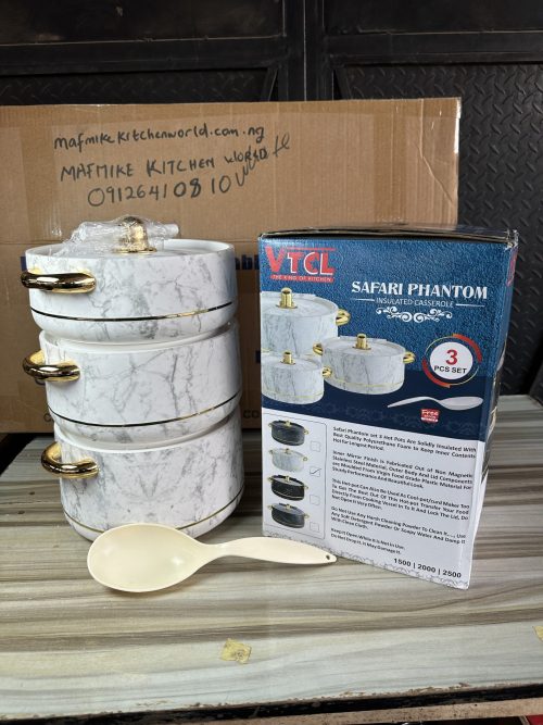 VTCL Safari Phantom Dish set 3 - Insulated Casserole