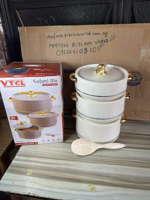 VTCL Safari Dlx Dish set 3 - Insulated Casserole