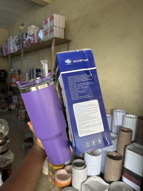SMP Water Flask Vacuum Flask Straw Cup - 1200ml